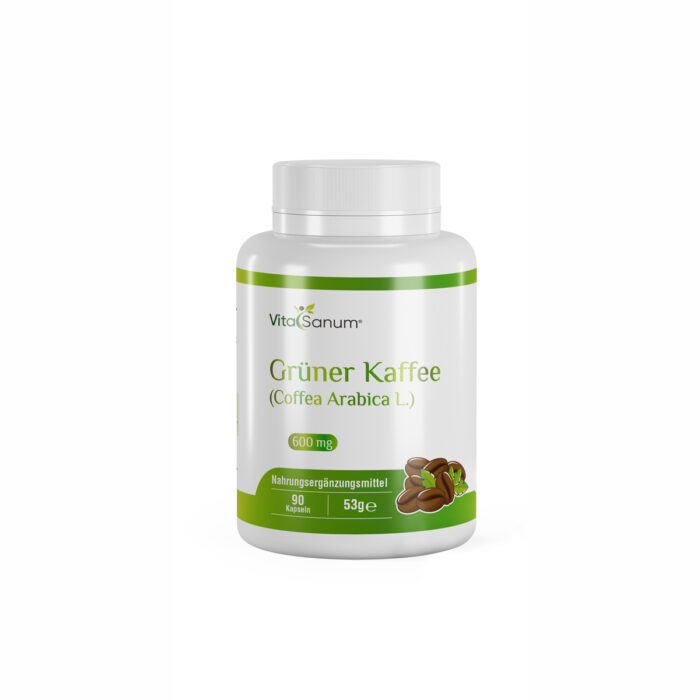 VitaSanum® - Grüner Kaffee (Coffea Arabica L.) 600 mg 90 Kapseln VitaSanum® - Grüner Kaffee (Coffea Arabica L.) 600 mg 90 Kapseln