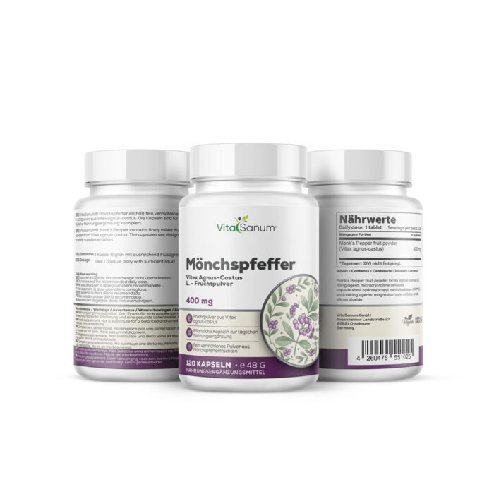 VitaSanum® - Mönchspfeffer (Vitex agnus-castus) 400 mg 120 Kapseln