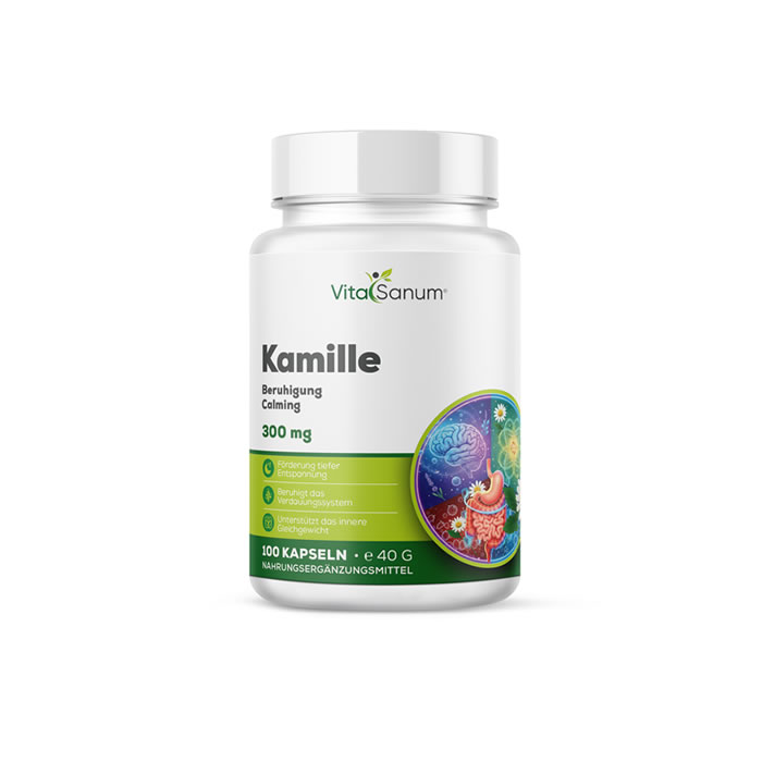 VitaSanum® - Kamille (Matricaria chamomilla) 600 mg 100 Kapseln