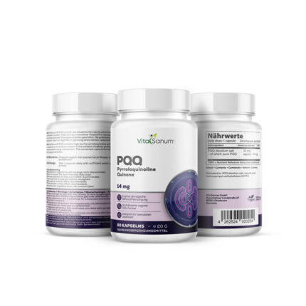 VitaSanum®- PQQ – 14 mg reines PQQ – 60 Kapseln