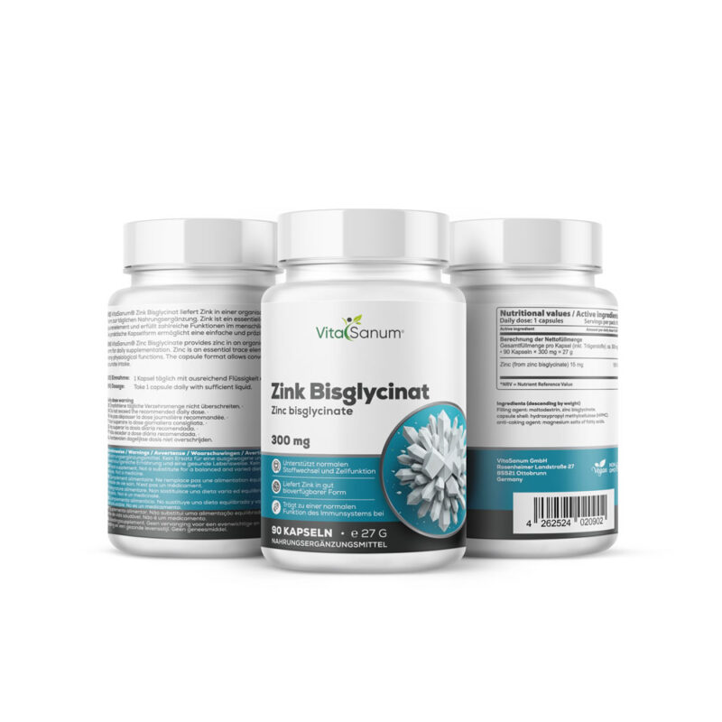 VitaSanum®- Zink Bisglycinat (Zinc bisglycinate)